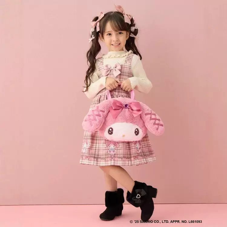 预售2025款女童可爱洋气背心裙格子裙