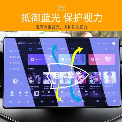 Film HD Blue Light Protection — Car interior film