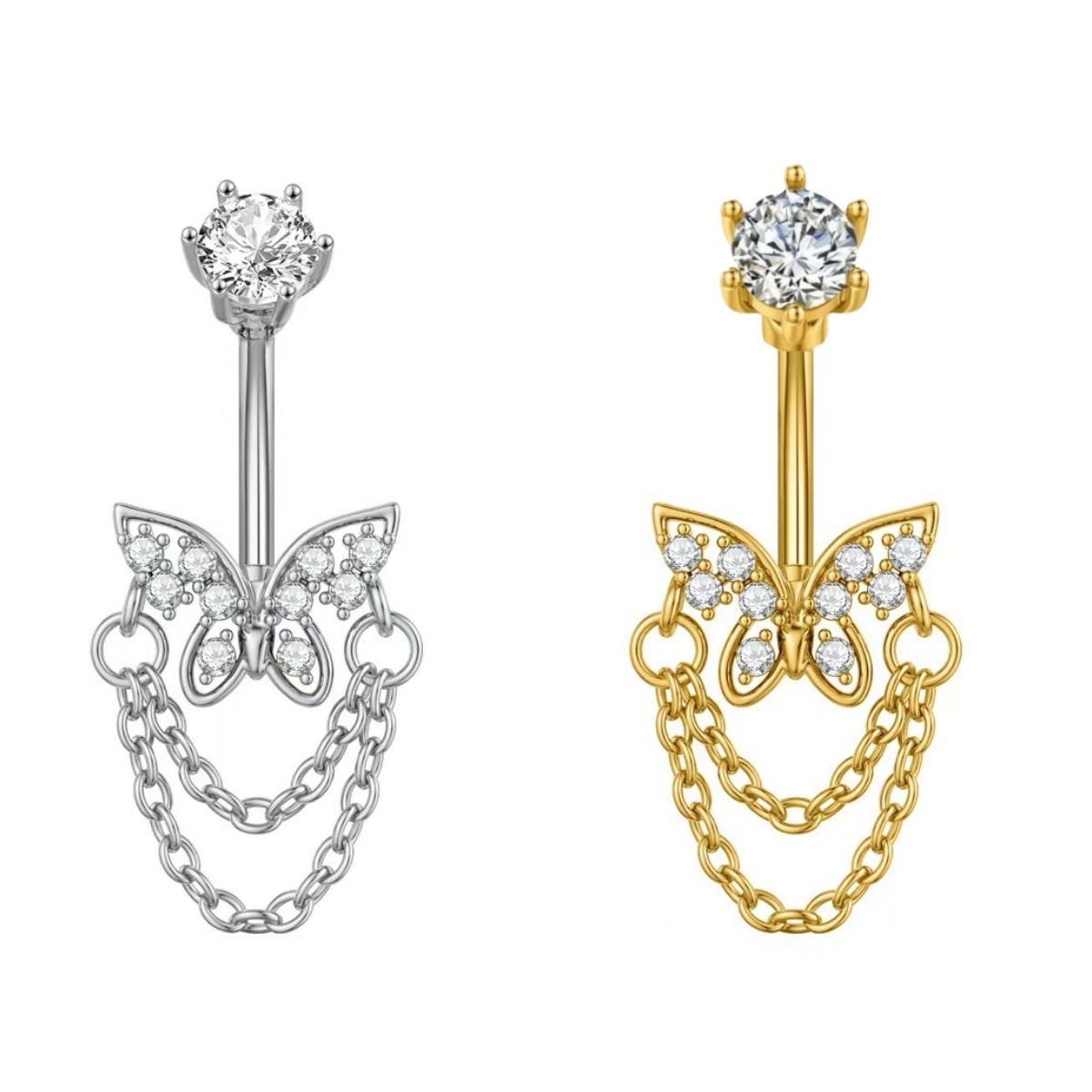 Silver pointed spike labret stud material detail
