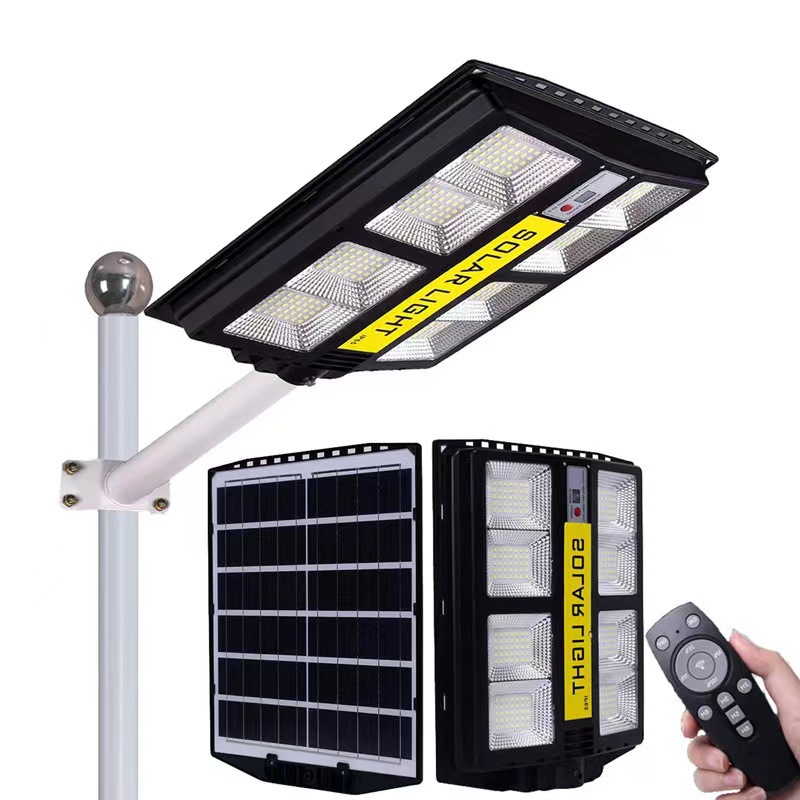 Farola Solar LED Integrada para Exteriores, Impermeable, Retráctil, con Sensor Inteligente de Movimiento, Luz Fuerte para Jardín