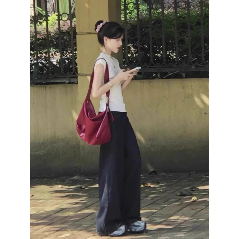 Summer Stunning Outfits 2025 Fashion Street Cool Edgy Sister Top and Pants Two-Piece Set