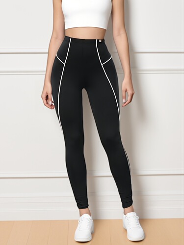 High Waist Breathable Leggings Efforts Style Women's