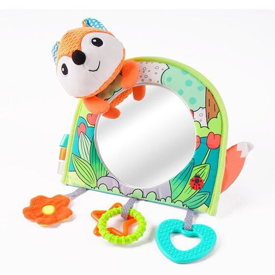 Cross-border newborn baby safety seat observation mirror mirror ha ha mirror car baby pendant toys wholesale