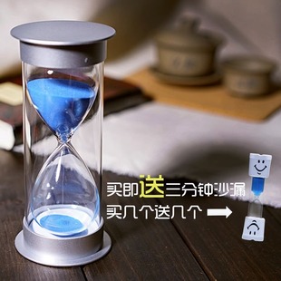 Sandglass Timer Kidsren's Anti-Fall 15/30/60 Minutes Half-Hour Funnel Quicksand Time Ornaments Homework Brushing Teeth