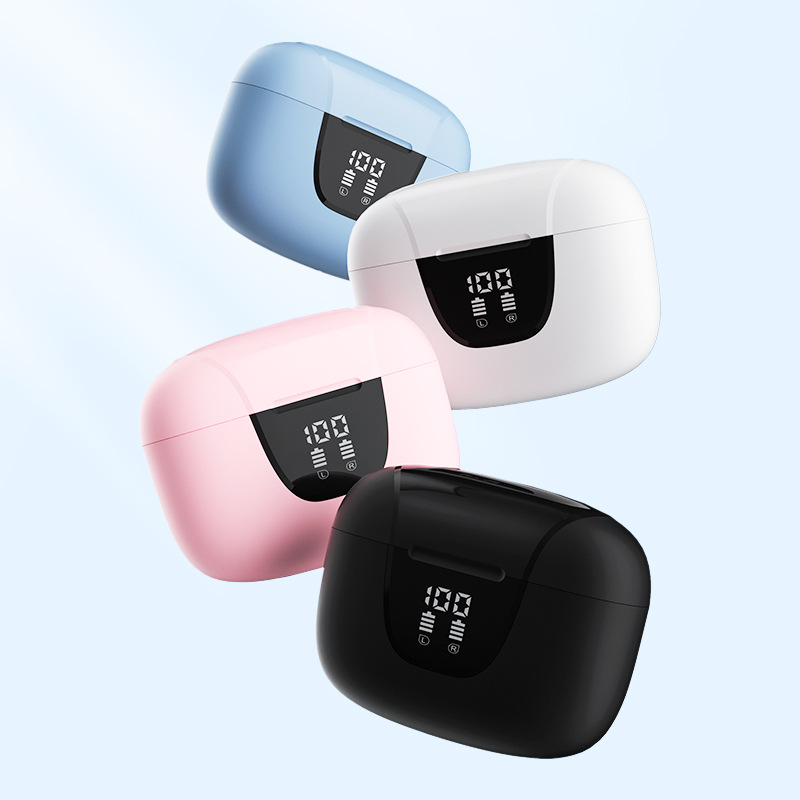 新しいbluetoothイヤホン5.3S42TWSワイヤレスbluetoothイヤホンノイズ音楽ANC ENC入耳式イヤホン