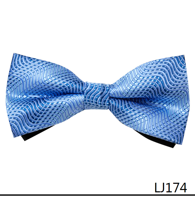Abbigliamento formale di Bowtie m, versione coreana del matrimonio dello sposo a doppio strato, papillon in tinta unita per me_voghion.com