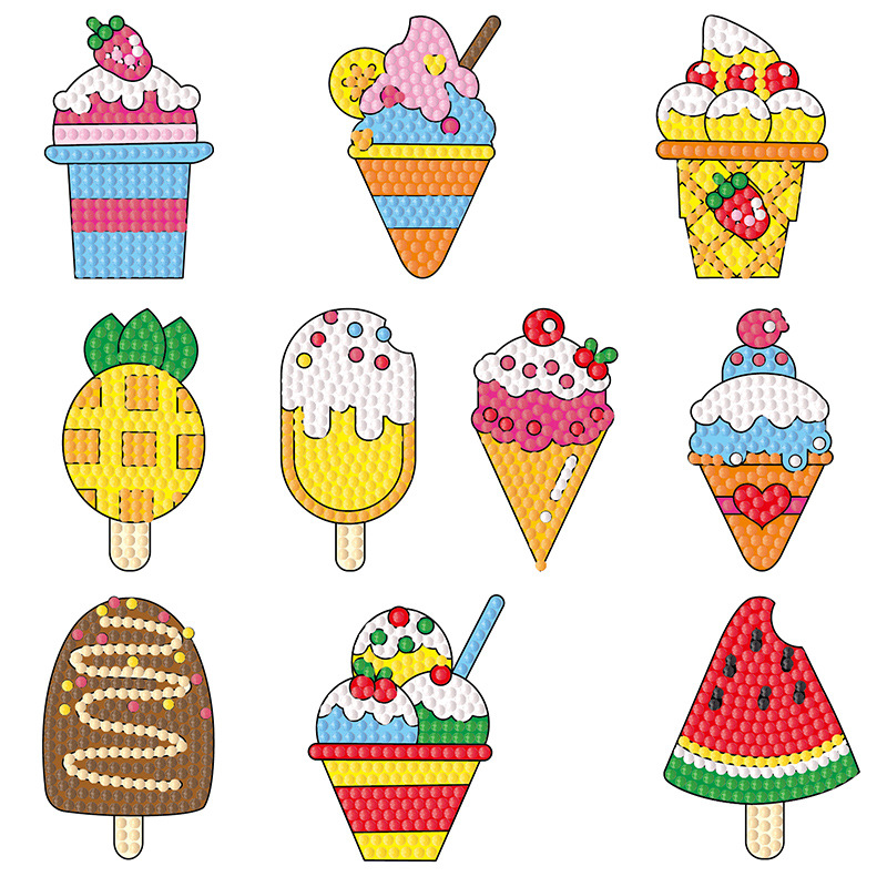 H004 아이스크림 10 스티커
