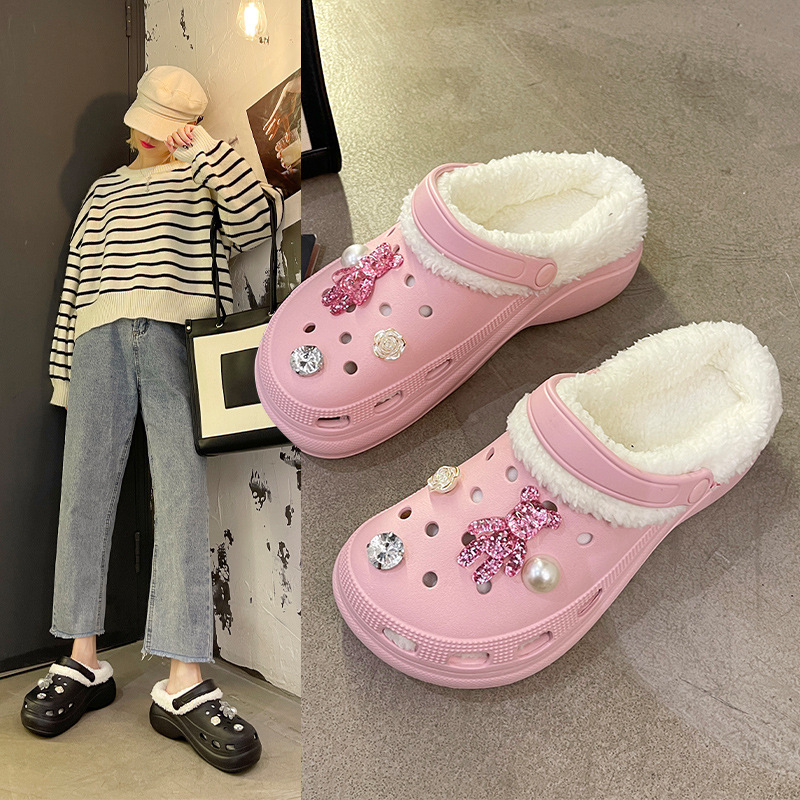 Baotou half slippers women wear fashion...