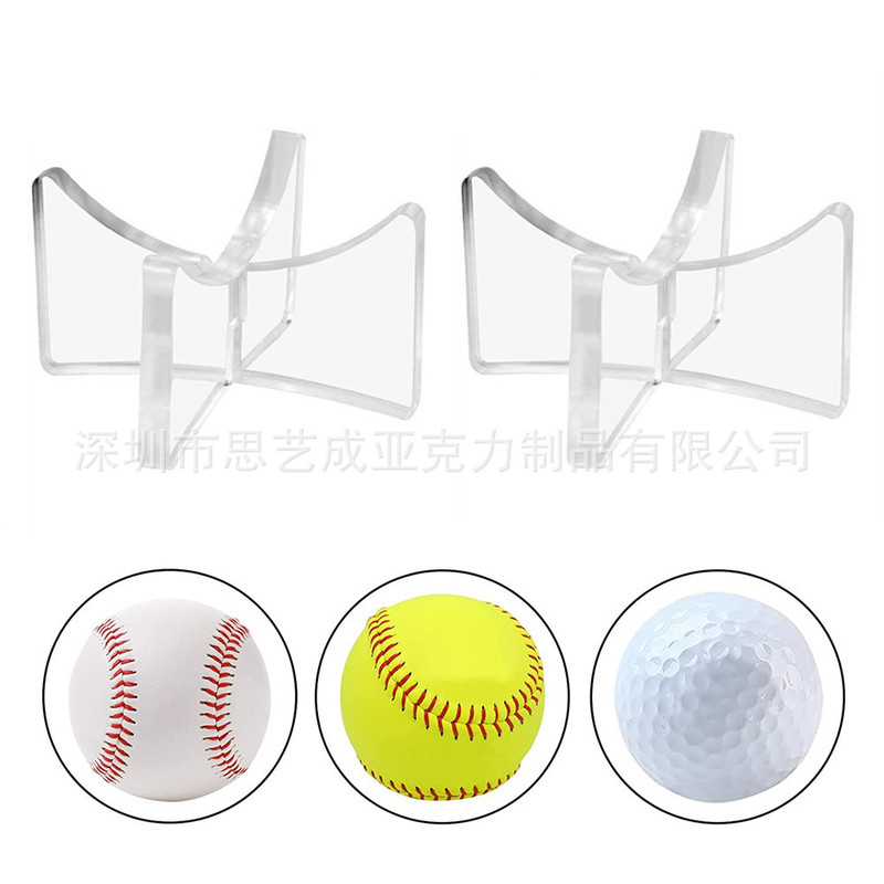 2 Pack Autograph Baseball Stand Souvenir Tennis Display Stand Softball Golf Display Stand