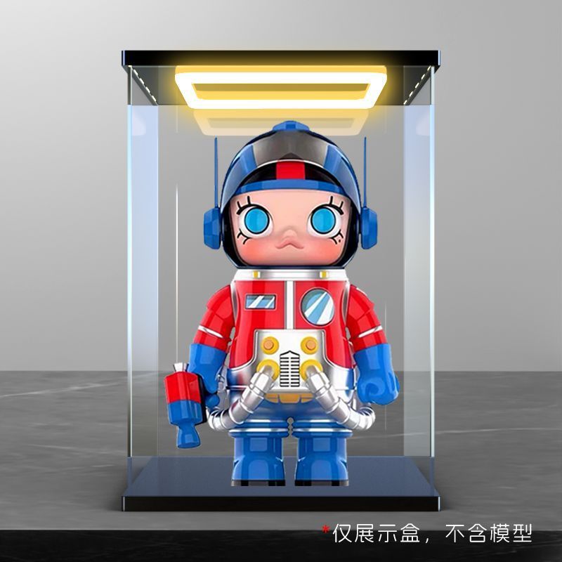 Popマート適用バブルマットモリー400% オプティマスプライムハンドリターンライトアクリル収納ボックス|undefined