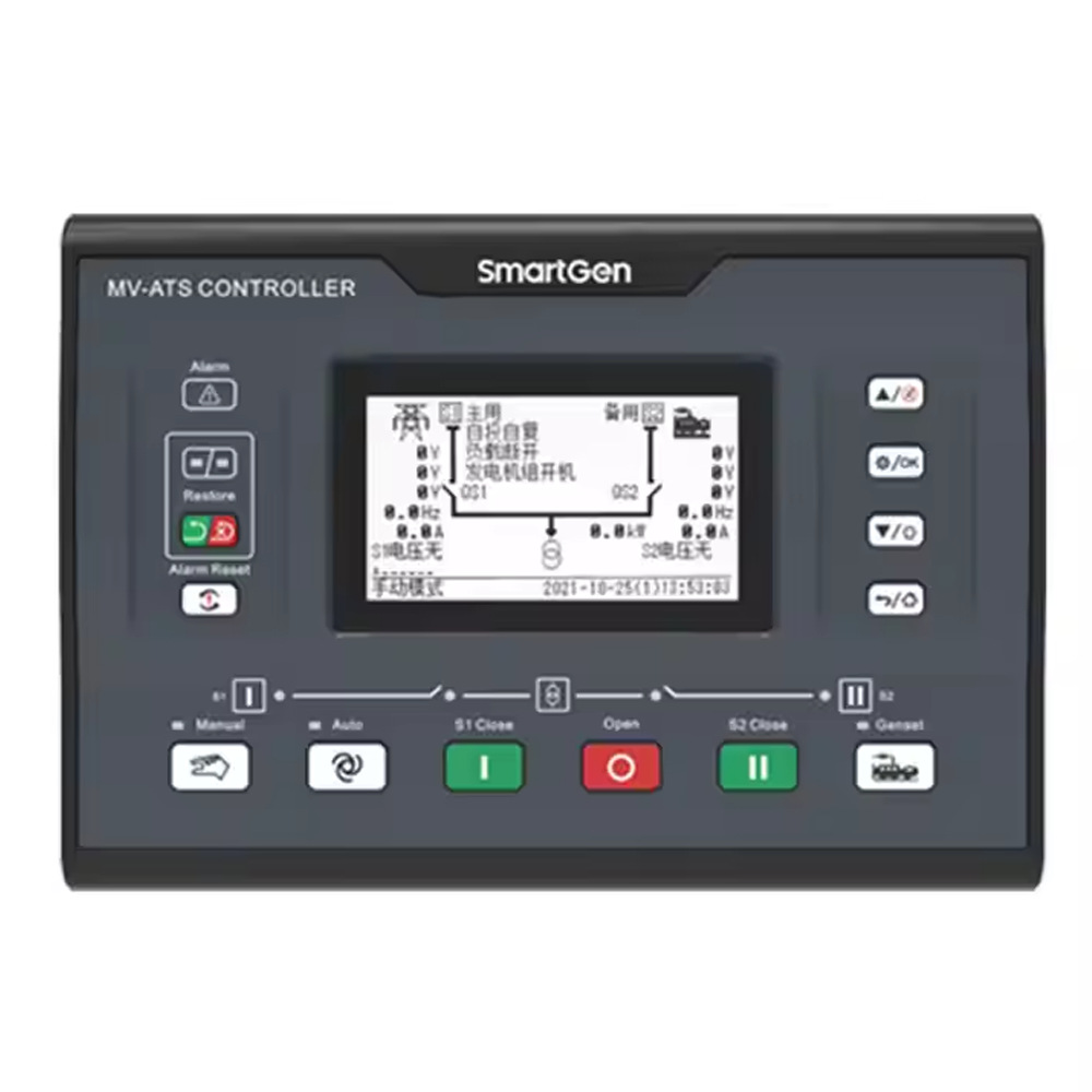 Smartgen HAT860中压ATS控制器集成发电机控制模块，带PT断路检测