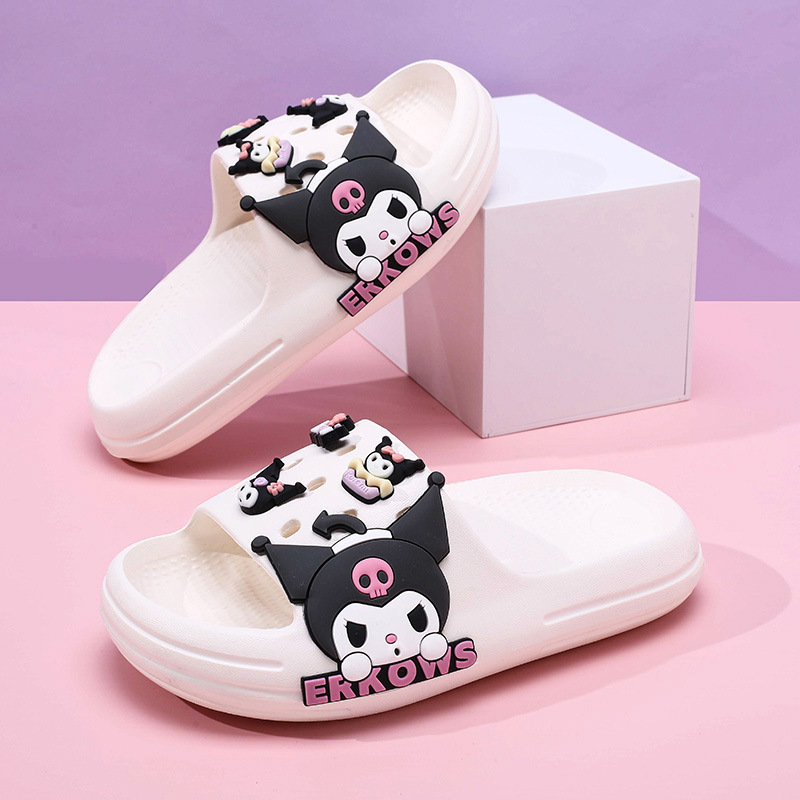 Children's Slippers Girls' Slippers Summer New Indoor Home Non-slip Soft Bottom Princess Girls Baby Middle-aged Children