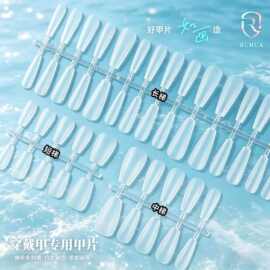 现货短梯中梯长梯免刻磨分码全贴穿戴甲片工厂批发美甲店喷涂厂UV