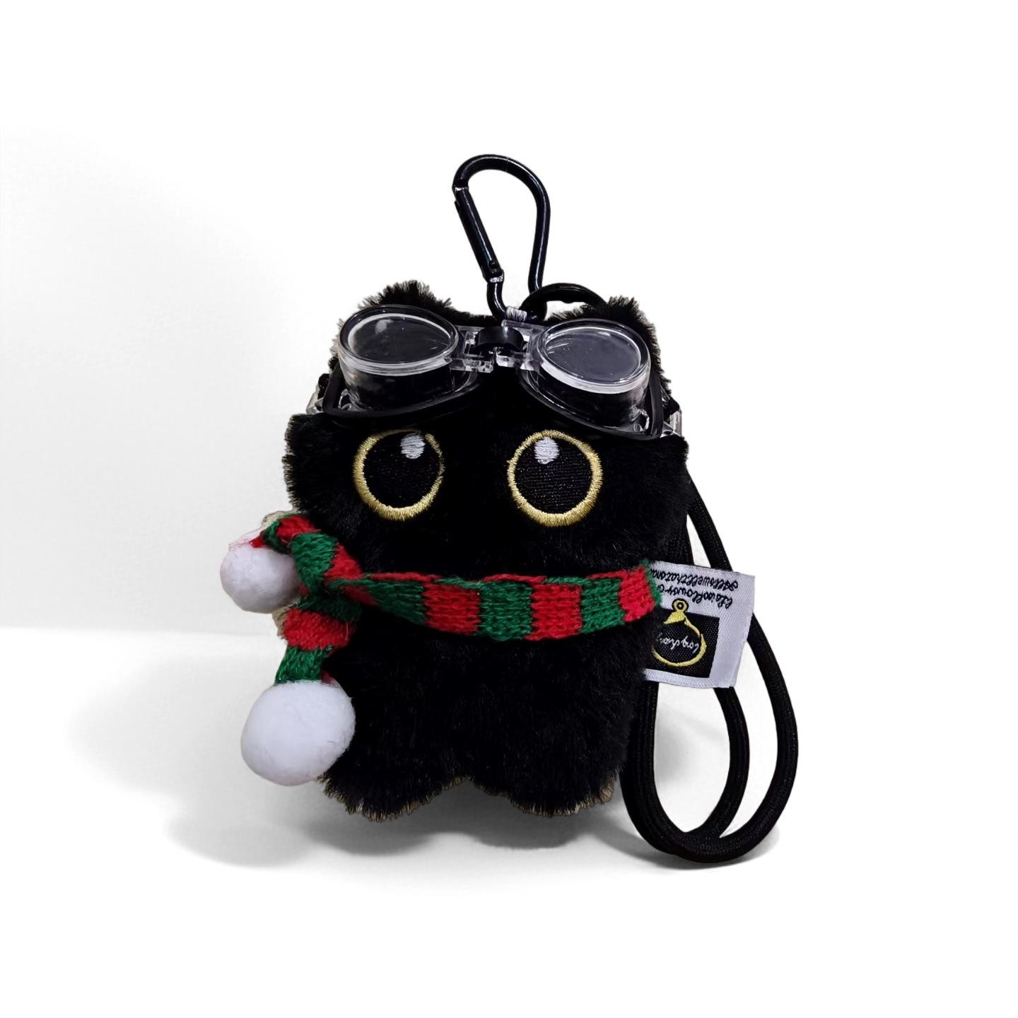 Alas fantasma pequeño gato negro colgante Big Eyes Punk bolsas lindas colgando bolsas escolares colgantes regalo para parejas