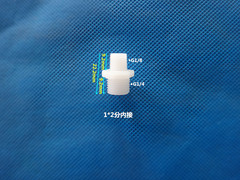 Plastic External Spiral Tower Connector, Equal External Diameter to Internal Spiral, Conical External Thread to Internal 1/2, 1/2, 3/4, 4/4 Splice