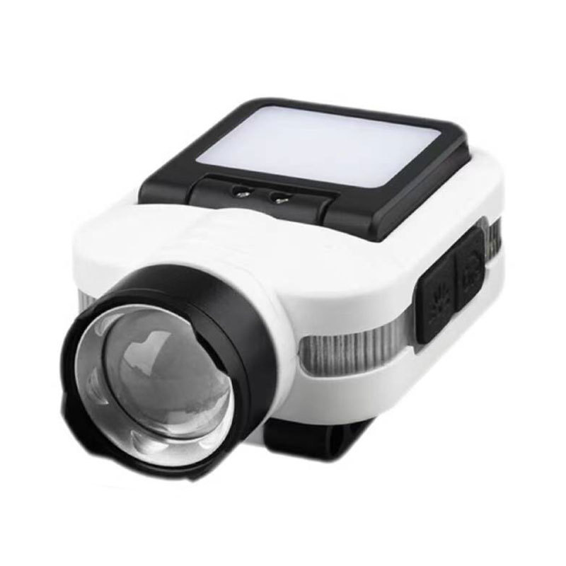 Luz transfronteriza de luz fuerte inducción ajustable de cinco velocidades lámpara de clip de sombrero desmontable luz de alta potencia luz de luz remota al aire libre