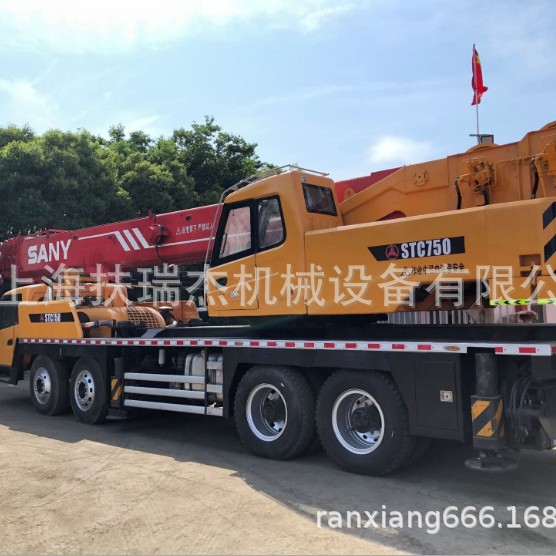 三一75吨汽车吊，STC750 SANY Crane,二手75吨吊车