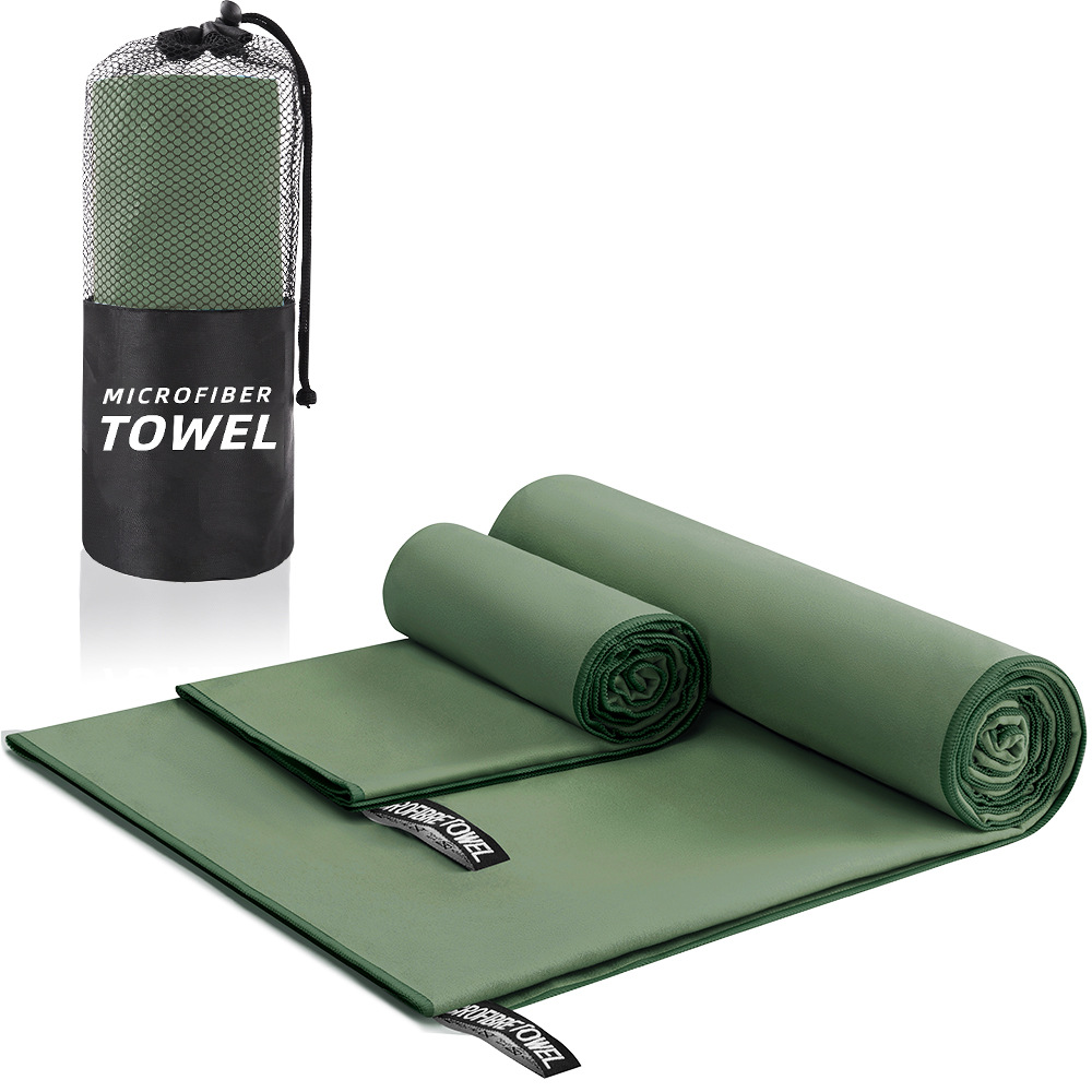 Absorción transfronteriza portátil toalla de secado rápido natación microfibra logo personalizado toalla deportiva succión de sudor gimnasio