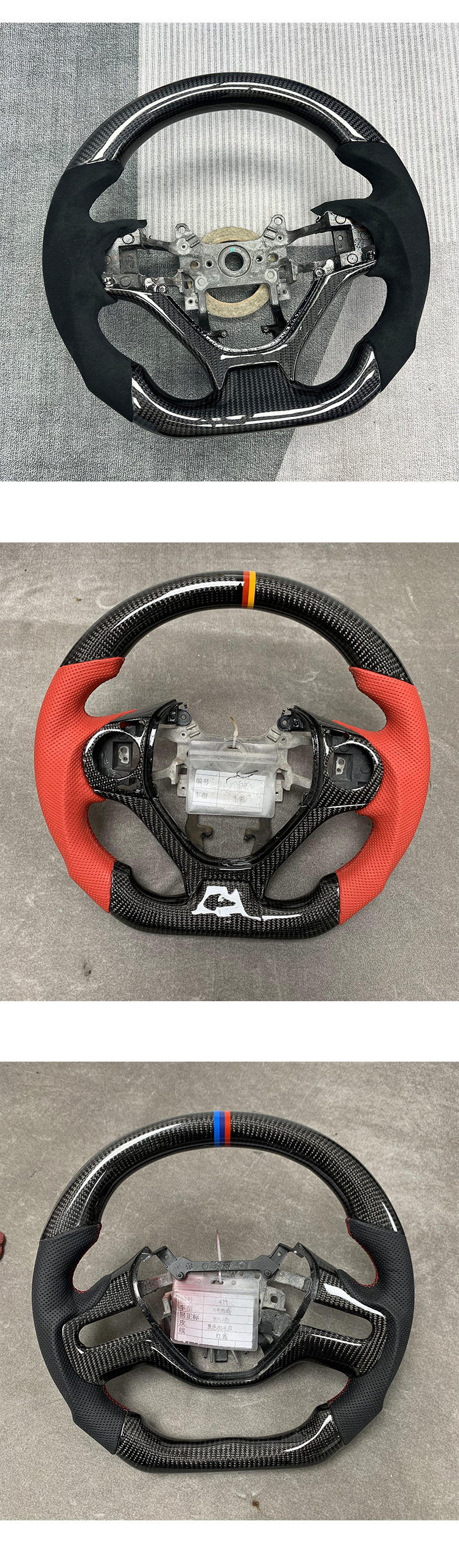 Car Steering Wheel Customization Is Suitable for Honda 8Th and 9Th Generation Civic, Supports Full Series Customization of Carbon Fiber Steering Wheels