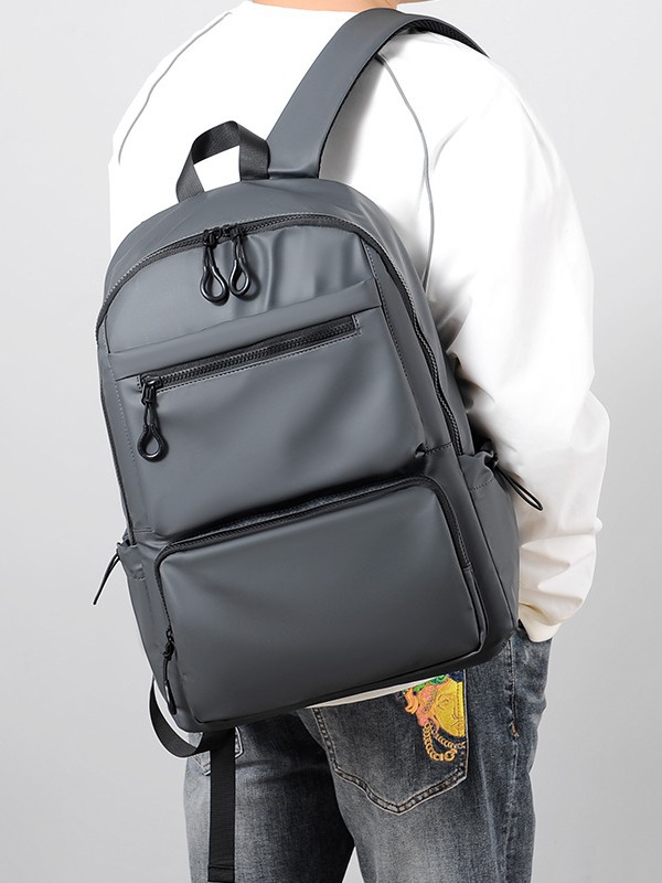 Mochila Ejecutiva para Computadora para Hombre de PVC Transpirable para Viajes de Negocios