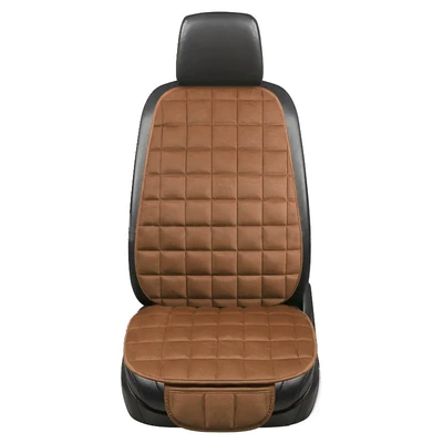 Wool pad Winter Warmth, Seat+Backrest, Universal for - plush-seat-backrest-brown