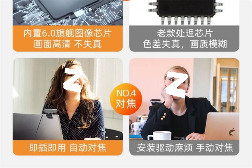 4K high-definition computer camera for online classes, postgraduate entrance examination re-examination live streaming, external home desktop and laptop camera Application Scenario