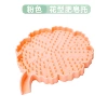 Fuchsia soap holder, flowered