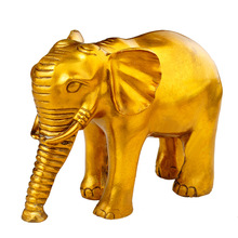 26X8黄铜铜大象摆件吸水铜象一对家居办公室工艺开业礼品大象