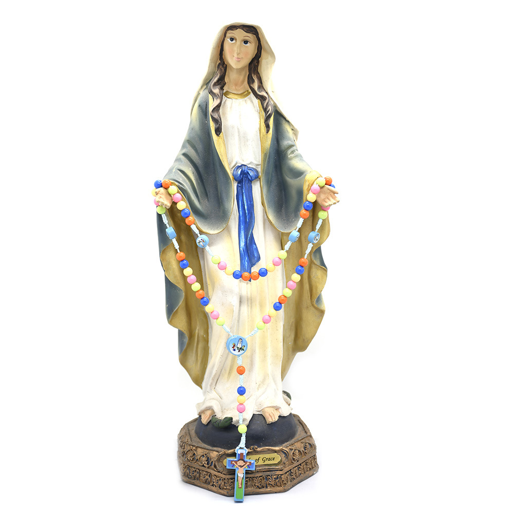 Fashion Cross Plastic Beaded Children Unisex Necklace