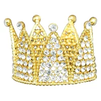 Семь штук украшение для выпечки торта круглая корона подарок на день Святого Валентина головной убор свадебное украшение детская корона для волос