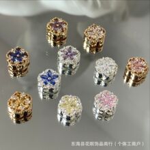 ��ɫ14k���U��������껨ͨ��diy�Ʒ�ֹ����������ˮ��ɢ��