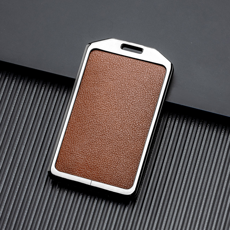 카드 키/실버-다크 브라운