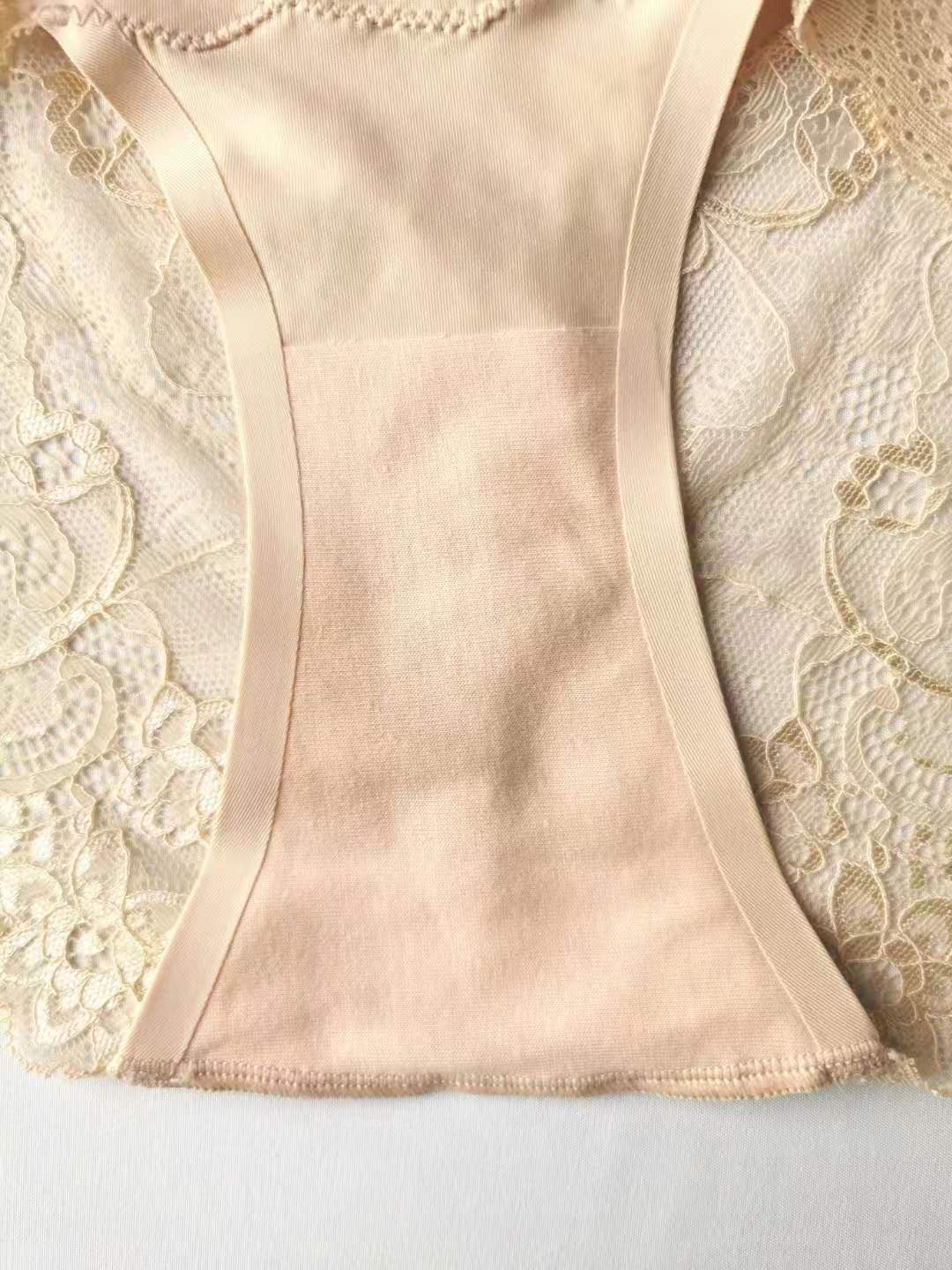 夏季镂空透气性感纯欲蕾丝内裤低腰三角裤女蕾丝少女内衣批发外贸