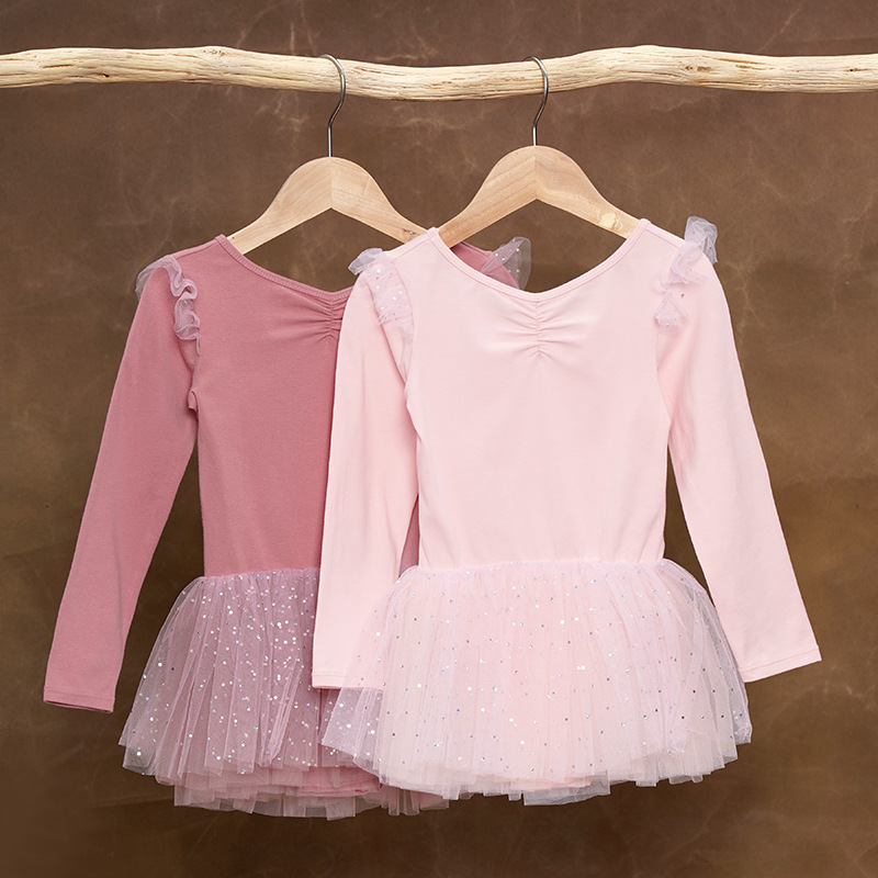 Ropa de baile, falda de ballet de primavera y otoño para niños, ropa de actuación para niñas, danza china para niños pequeños, ropa de baile para bebés, falda de baile