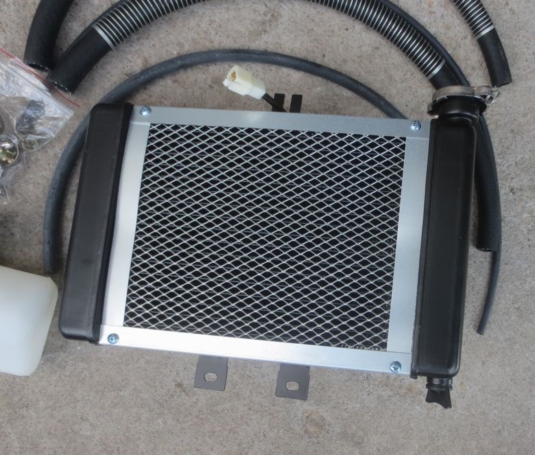 ATV off-road motorcycle accessories: Big Bull, Big Hummer, ATV water-cooled engine radiator fan, water hose, water tank