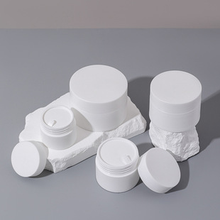 Plastic Round Cream Box 5G15G20G30G50G100G Facial Cream Mask Bottle Travel Refill Bottle Sample Refill