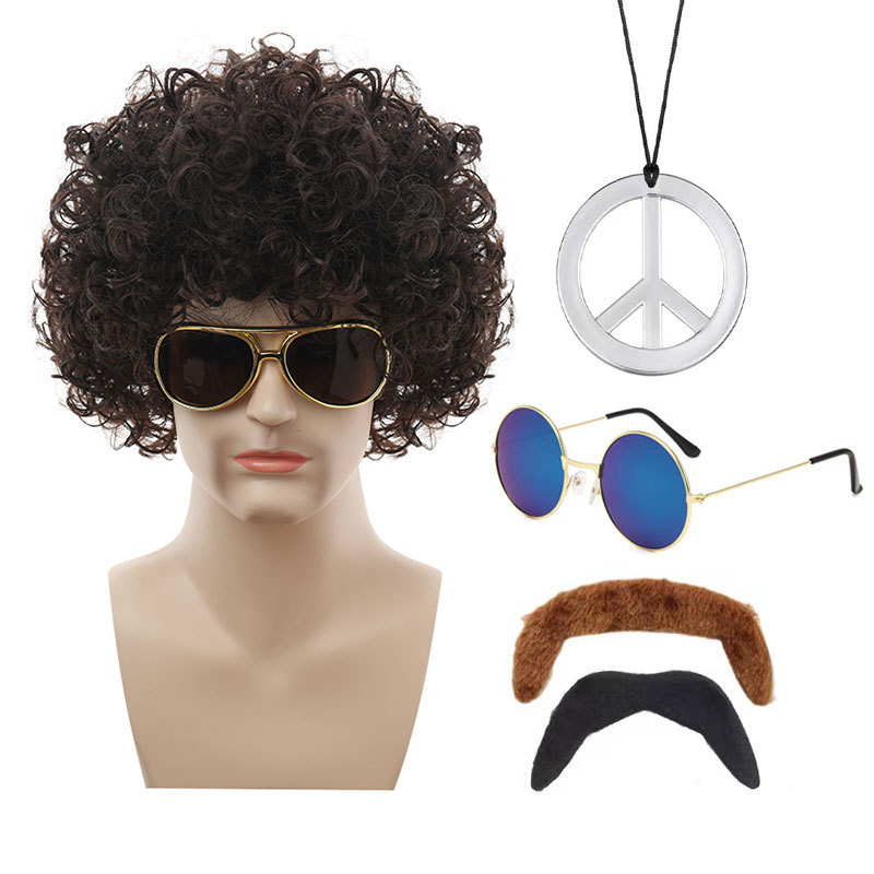 어두운 다크 브라운 팬들은 [블루 필름 + 실버 + 수염]] 를 보냅니다.