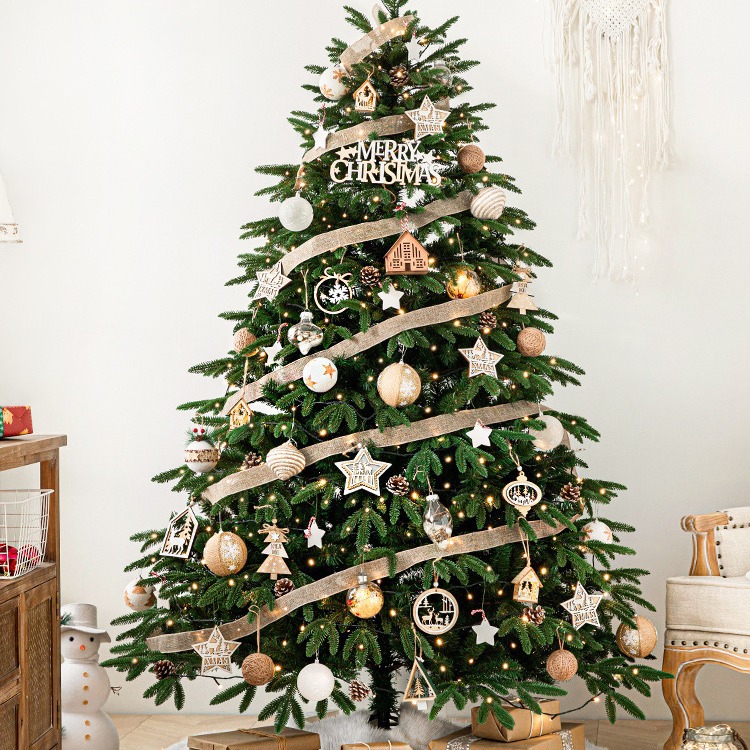 Hong kong heng nuevo gran árbol de navidad lujo PE1.5 m 1,8 paquete cifrado nórdico internet celebridad ventana decoraciones