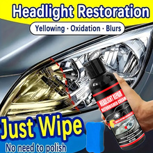 150ml汽车养护美容清洁去污防尘提亮光泽修护剂大灯玻璃翻新剂