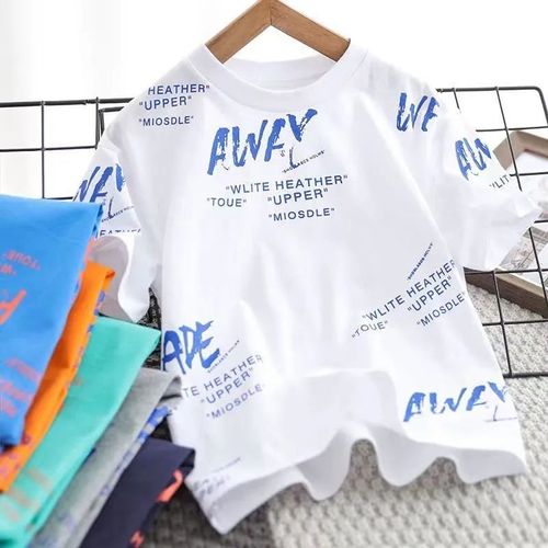 Children's clothing boys' short-sleeved T-shirt summer new style children's base shirt toddler baby's half-sleeved top girls' short-sleeved T-shirt
