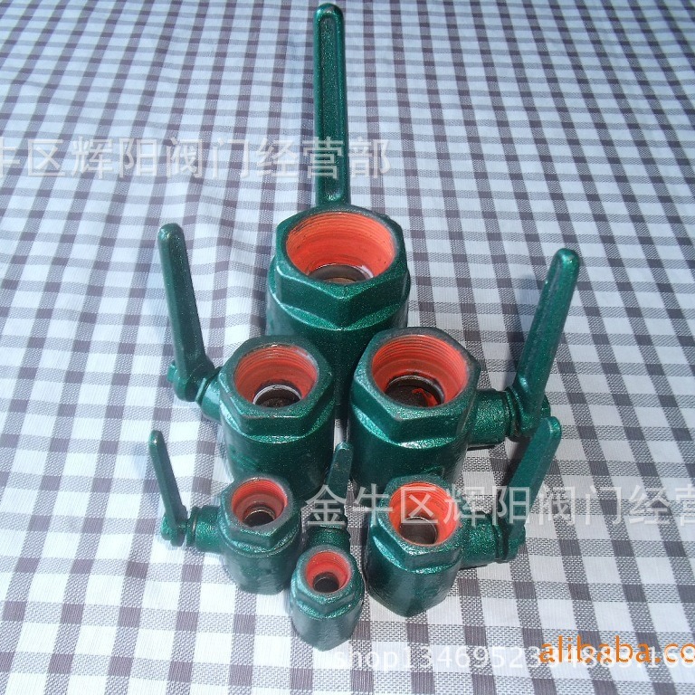 供应螺纹铸铁球阀 丝扣烤漆球阀 群建/大通/乐机烤漆球阀