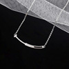 Necklace, design chain for key bag , pendant, silver 925 sample, light luxury style, trend of season, 2022 collection