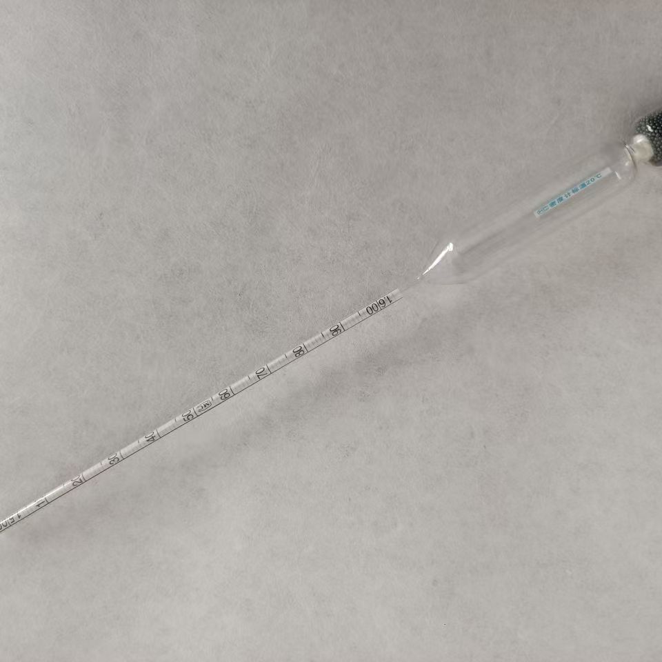 精密密度计十四支组密度计比重计 玻璃液体0.600-2.000比轻计