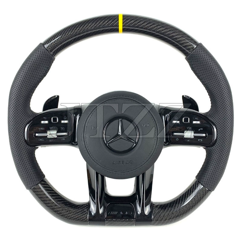 Подходит для Mercedes‑Benz AMG A/C/E/G-класса, C205 W166 W167 W213, старые и новые, карбоновый руль