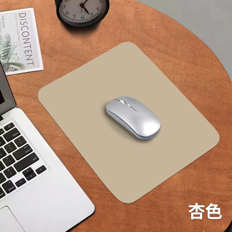 レザーマウスパッド オフィス用コンピューターデスクパッド 工場卸売 広告 ゲーム シンプル 無地 小型マウスパッド|undefined