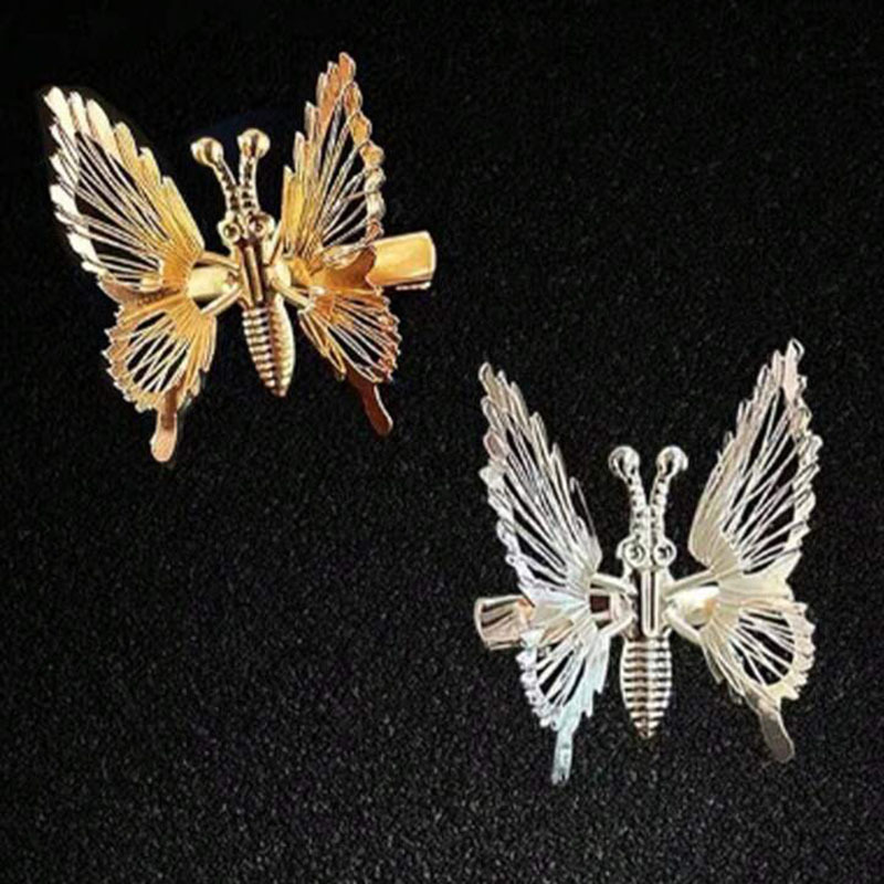 Butterfly Hair Clip Gold
