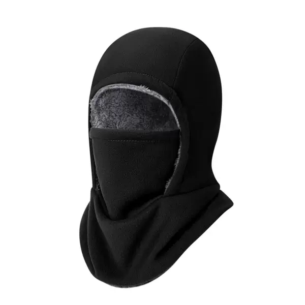 Warm Pullover Hat for Men and Women in Autumn and Winter Outdoor Cold Protection Face and Neck Protection Integrated Fleece-Lined and Thickeneded Cycling Windproof Mask