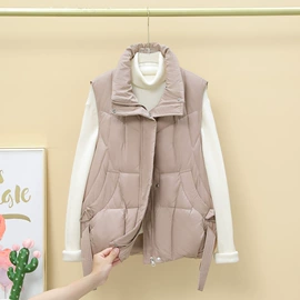 棉服背心;棉衣;女式马甲