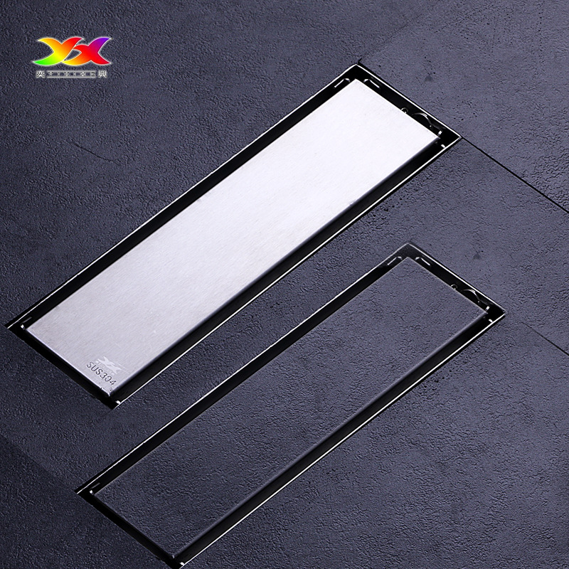 304 stainless steel long floor drain