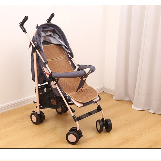 Cochecito de bebé estera de verano coche de los niños estera de verano estera de ratán de doble cara bebé estera de verano carro estera de verano